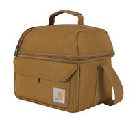 Carhartt Lunch Box for 12 Cans, Two Compartments | Fully Insulated Durable Lunch Bag for Men and Women - Large Lunch Box (Carhartt Brown)