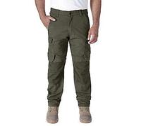 Carhartt Male Cargo pant - relaxed straight steel rugged flex™ ripstop double-front cargo trousers - Green - W42 (L32)