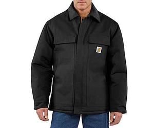 Carhartt Male Coat - firm duck traditional coat - Black - L