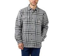Carhartt Male Flannel shirt - relaxed fit heavyweight flannel sherpa-lined shirt jac - Grey - S