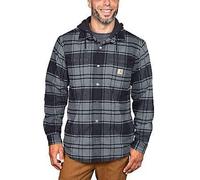 Carhartt Male Flannel shirt - rugged flex™ relaxed fit flannel fleece lined hooded shirt jac - Green - S