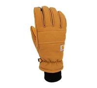 Carhartt Men's Insulated Duck/Synthetic Leather Knit Cuff Glove, Brown, XX-Large