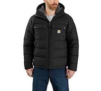 Carhartt Men Winter Jacket Loose Fit Midweight Insulated, Color:Black, Size:2XL