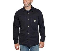Carhartt Workwear 105532 Fleece Lined Snap Front Shirt Jacket Black XL XL