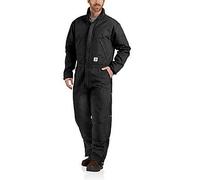 Carhartt Male Overall - loose fit washed duck insulated coverall - Black - 4XL