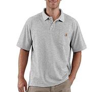 Carhartt - Work Pocket Polo S/S - Polo shirt size S, grey