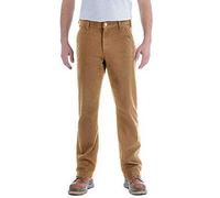 Carhartt Men's Rugged Flex Straight Fit Duck Tapered Leg Utility Work Pant, Carhartt Brown, W38/L34