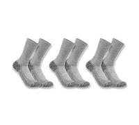 Carhartt Male Socks - carhartt force™ midweight crew sock 3 pairs - Grey - L