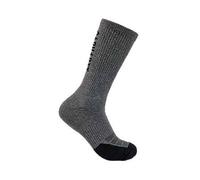 Carhartt Men's Force Midweight Logo Crew 3 Pack Socks, Carbon Heather, L UK