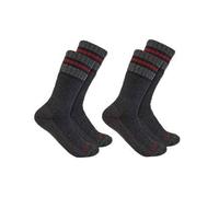 Carhartt Male Socks - heavyweight synthetic-wool blend boot sock 2 pairs - Black - XL