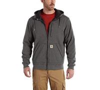 Carhartt Men's Wind Fighter Hooded Sweatshirt, Water-Repellent, Carbon Heather, XXL (127-132 cm)