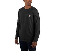 Carhartt Male T-shirt - carhartt force™ relaxed ls t-shirt - Black - L