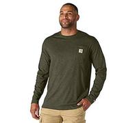 Carhartt Male T-shirt - carhartt force™ relaxed ls t-shirt - Green - 2XL