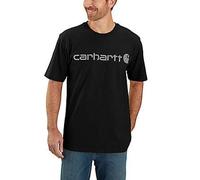 Carhartt Male T-shirt - dearborn relaxed logo t-shirt - Black/gray - M
