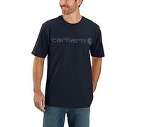 Carhartt Male T-shirt - dearborn relaxed logo t-shirt - Blue - S