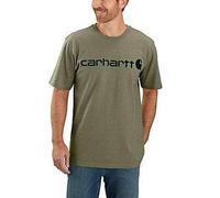 Carhartt Male T-shirt - dearborn relaxed logo t-shirt - Green - M