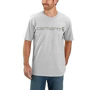 Carhartt Male T-shirt - dearborn relaxed logo t-shirt - Grey - L