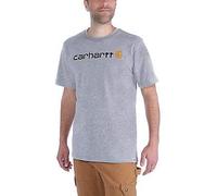 Carhartt Male T-shirt - dearborn relaxed logo t-shirt - Grey - M