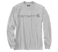 Carhartt - Core Logo L/S - Longsleeve size XXL, grey