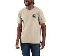 Carhartt Male T-shirt - relaxed fit lightweight short-sleeve c graphic t-shirt - Beige - M