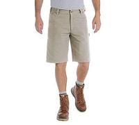 Carhartt Male Work short - rugged flex™ relaxed fit canvas utility work shorts - Brown - W28