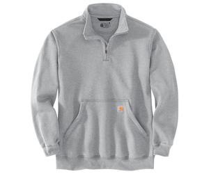 Carhartt - Marquette 1/4-Zip Mock-Neck Sweatshirt - Jumper size M, grey