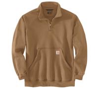 Carhartt - Marquette 1/4-Zip Mock-Neck Sweatshirt - Jumper size XXL, brown