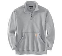 Carhartt - Marquette 1/4-Zip Mock-Neck Sweatshirt - Jumper size XXL, grey