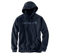 Carhartt Marquette Navy Blue Hooded Sweatshirt Size M