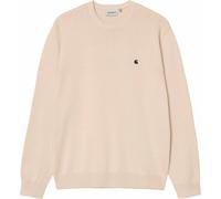 Carhartt - Men's round neck Jumper - Madison Sweater Fleur De Sel / Black for Men in Nylon - Size L - Beige Beige L