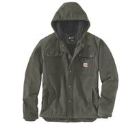 Carhartt Work Jacket Bartlett - Washed Duck Sherpa-Lined Cotton - Black L (Chest 42-44")