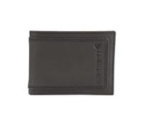 Carhartt Men’s Leather Triple Stitch Wallet, Durable Full-Grain Leather Bifold, Trifold & Rodeo Styles, Gifts for Men, Black (Passcase), One Size, Leather Triple Stitch Wallet, Durable Leather Bifold