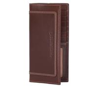 Carhartt Men’s Leather Triple Stitch Wallet, Durable Full-Grain Leather Bifold, Trifold & Rodeo Styles, Gifts for Men, Black (Rodeo), One Size, Leather Triple Stitch Wallet, Durable Leather Bifold