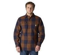 Carhartt Men’s Loose Fit Heavyweight Flannel Long-Sleeve Plaid Shirt
