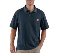 Carhartt Men's Loose Fit Midweight Short-Sleeve Pocket Polo, Navy, 3XL