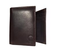 Carhartt Men’s Oil Tan Leather Wallet, Front Pocket, Paccasse & Trifold Designs, Long-Lasting Construction, Gifts for Men, Oil Tan Leather, One Size, Trifold