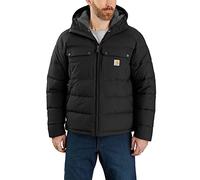 Carhartt Men Winter Jacket Loose Fit Midweight Insulated, Color:Black, Size:XL