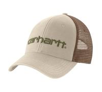 Carhartt Canvas Mesh-Back Logo Graphic Cap Baseball, Oat Milk, OS