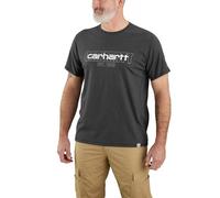 Carhartt Men's Force Relaxed Fit Midweight Short-Sleeve Pocket T-Shirt, Carbon Heather, Large