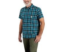 Carhartt Men's 106139 Rugged Flex® Relaxed Fit Lightweight Short-Sleeve, Navy, XL