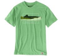 Carhartt Men's 106150 Relaxed Fit Heavyweight Short-Sleeve Mountain Graphic T-S - XX-Large - Loden Frost Heather, Loden Frost Heather