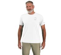 Carhartt Men's Force Sun Defender Lightweight Short-Sleeve Logo Graphic T-Shirt White/Navy Medium
