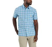 Carhartt Men's 106167 Force Sun Defender™ Relaxed Fit Lightweight Sho, Gulf Blue, Large Tall