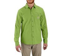 Carhartt Men's 106552 Force Sun Defender™ Relaxed Fit Lightweight Lon, Switchgrass, XL
