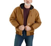 Carhartt Men's 106673 Loose Fit Firm Duck Insulated Active Jacket, Carhartt Brown, L