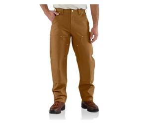Carhartt Men's 106679 Loose Fit Firm Duck Double-Front Utility Work Pant, Carhartt Brown, 40W x 36L