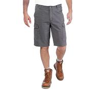 Carhartt Men's 11" Rugged Flex Rigby Cargo Shorts, Shadow, 44 UK