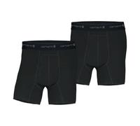 Carhartt Men's 5" Inseam Basic Cotton-Poly Boxer Brief 2-Pack, Black, Large