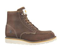 Carhartt Men's 6 Inch Waterproof Wedge Soft Toe Work Boot Dark Bison Oil Tanned 7.5 Wide