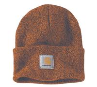 Carhartt Men's Acrylic Watch Hat A18, Rust/Coal Marl, One Size
